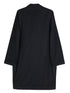 pinstripe single-breasted coat